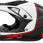 خوذة صحراوي موتريكس SAAFT MX30 – أبيض وأسود